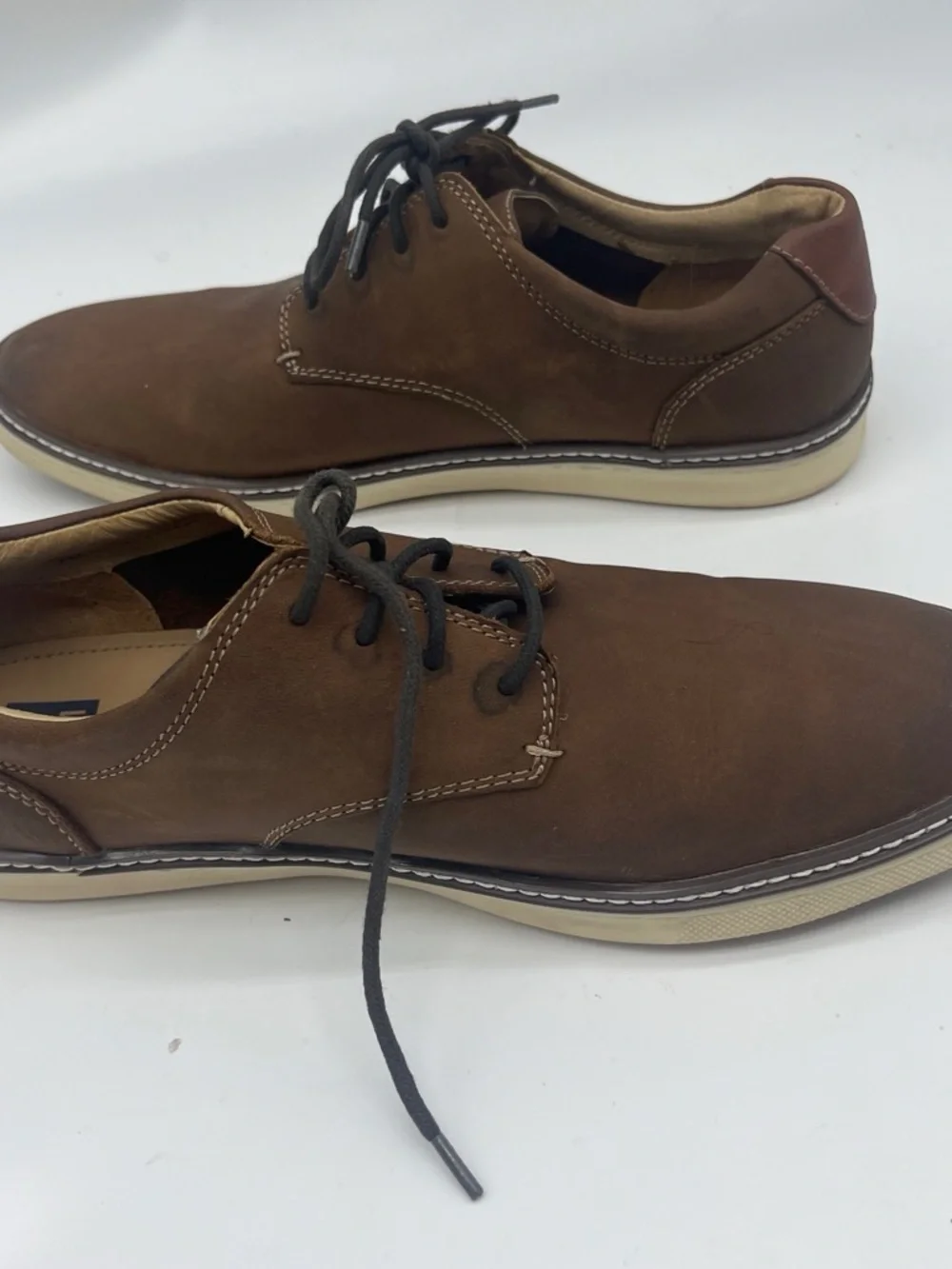 Brown Lace-Up Men's Casual Shoes